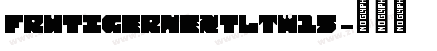 FrutigerNextLTW15 字体转换